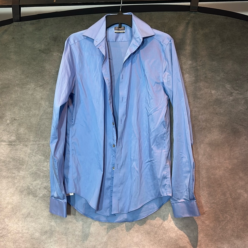 Light Blue Button Down - 14-14.5 34/35 - S
